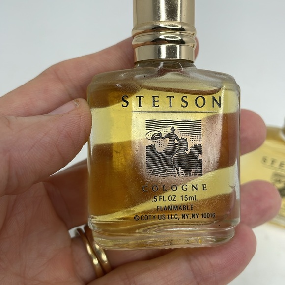 New Vintage Stetson After Shave & Cologne By Coty Bottle .5 FL.OZ - Picture 5 of 7